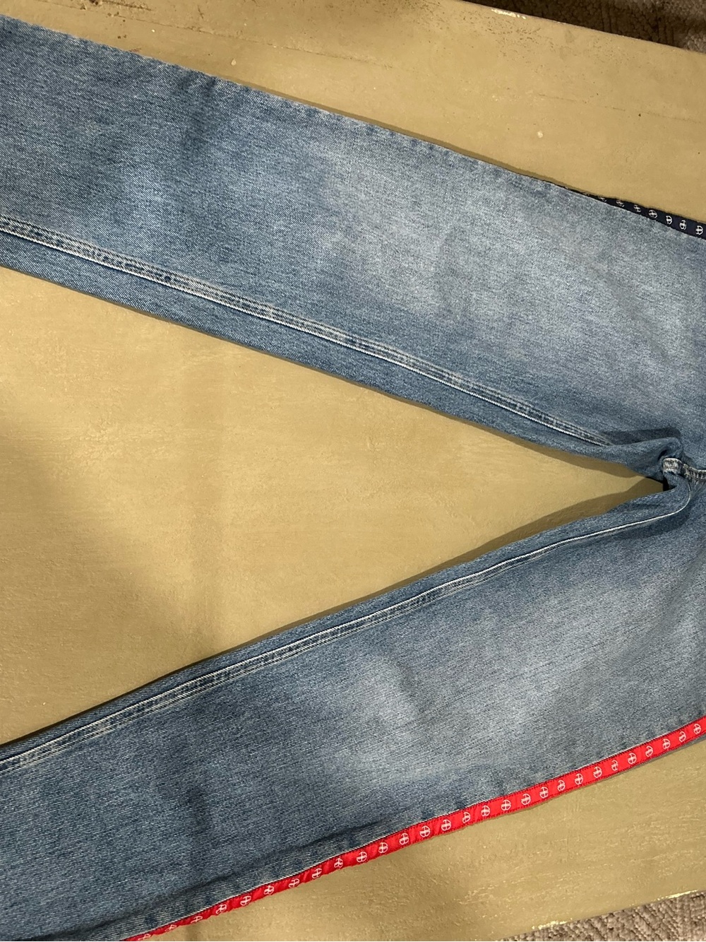 Anine Bing Denim with ribbon emblem details